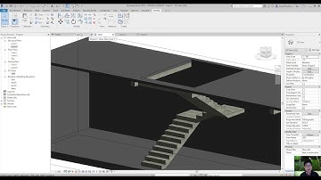 Revit 2019-Sap2000-Hướng dẫn cầu thang 2 vế - P1
