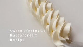 Swiss Meringue Buttercream Recipe #shorts #buttercreamrecipe