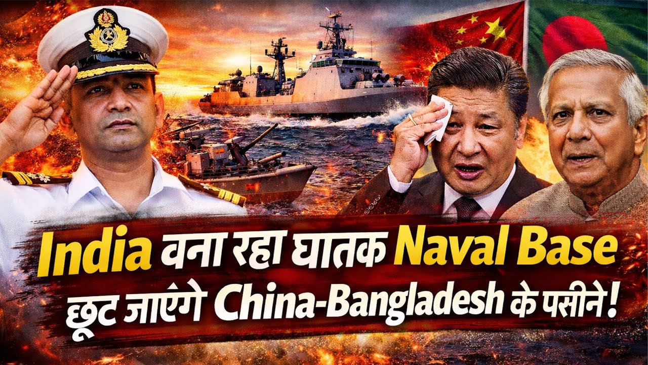 India बना रहा घातक Naval Base, China-Bangladesh में मचा हड़कंप 
