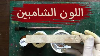 طريقة تكوين اللون الشامبين|تركيب اللون الشامبين