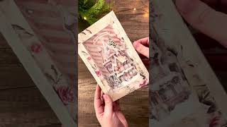 Tutorial! Making this Christmas Shadow Box on our channel today!🎄 #junkjournal ￼#christmascrafts
