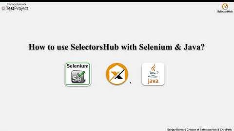 How to use SelectorsHub with Selenium-Java to save time?