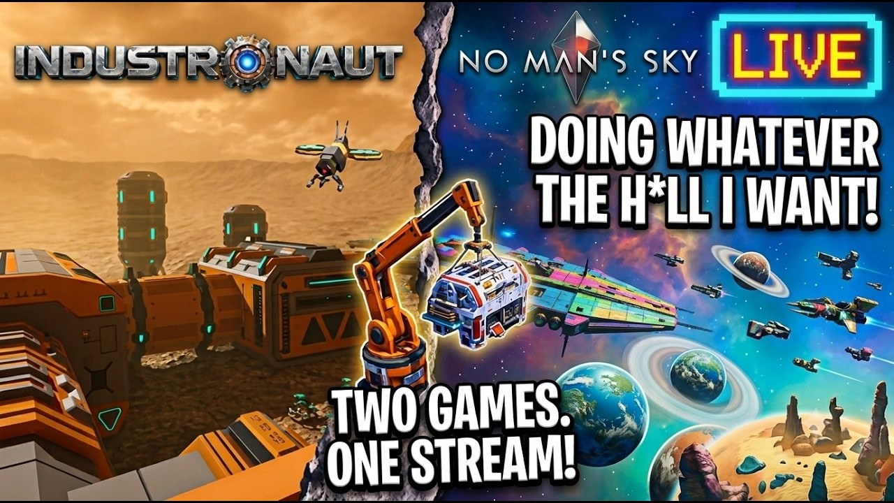 👉 Testing The NEW Sci-Fi Sim Industronaut... Then Breaking No Man's Sky!