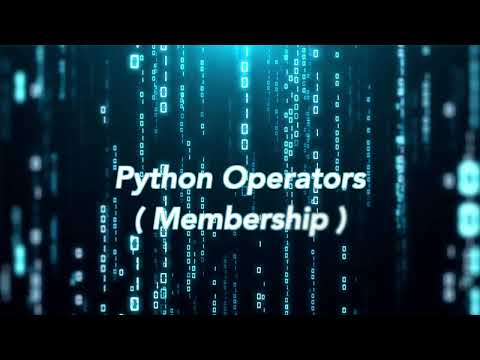 Master Python: The Elite Class of Operators (Membership Operators)!
