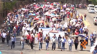 Emprende CNTE nueva marcha en Morelia; avanza a Ceconexpo