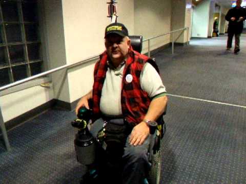 Duncan Supports Ron Paul (Veteran in Wheelchair)