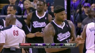 Demarcus Cousins 36 pts 22 rebounds vs. Clippers Full Highlights (4/17/13)