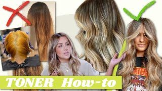 How to Tone for the Hair Color You Want!  With Any Brand