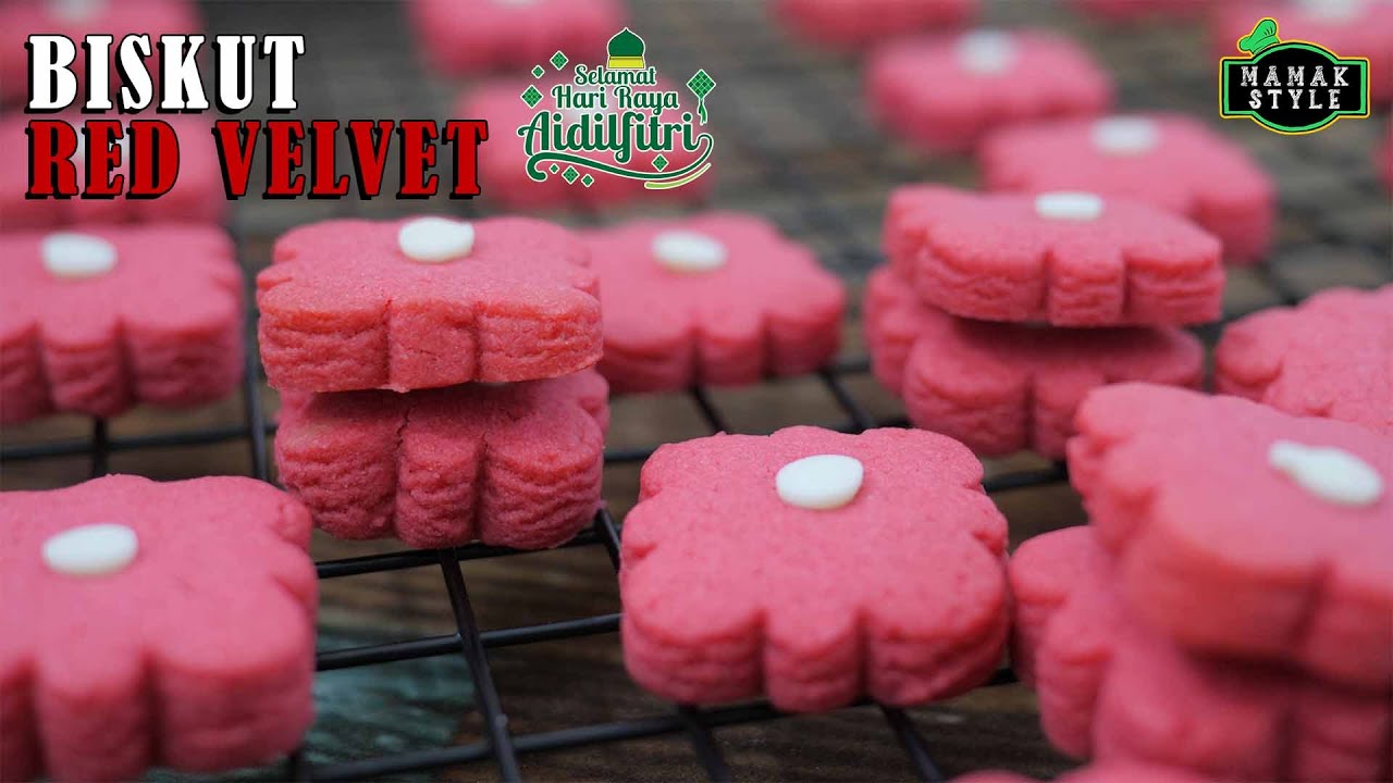 Biskut Red Velvet | Koleksi Kuih Raya 2025 | Biskut Raya Aidilfitri 2025 | MAMAK STYLE