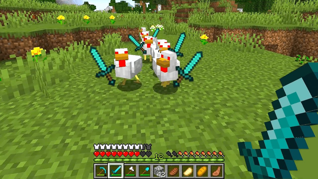Minecraft but all nice mobs are evil now...