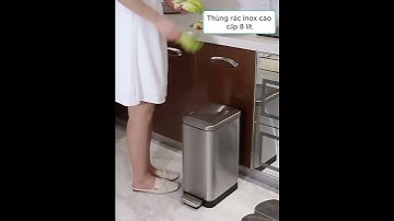 Thùng rác inox cao cấp 8 lít