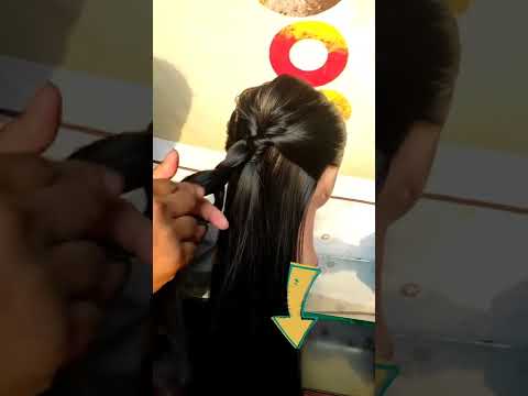 Quick Easy Bun Hairstyle | Hairstyle for short hair girls #shorts #youtubeshorts