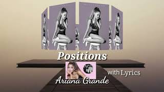 Ariana Grande - Position (Lyrics)
