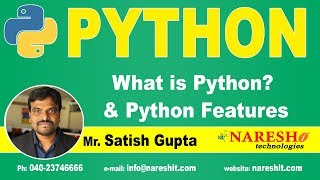 What is Python? and Python Features | Python Tutorials for Beginners | Mr. Satish Gupta