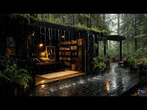 Deep Relaxation 🌧️ Cozy Cabin Rain Sounds for Sleep, Meditation & Focus