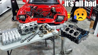 Engine out & full tear down in under 5 hours [ 3000gt vr4 ]