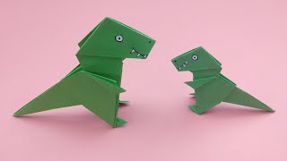 摺紙恐龍| Origami TRex Dinosaur Tutorial