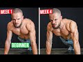 The Perfect PUSH UPS Challenge for Beginners (4 WEEKS Crazy RESULTS)