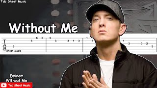 Eminem - Without Me Guitar Tutorial Tab