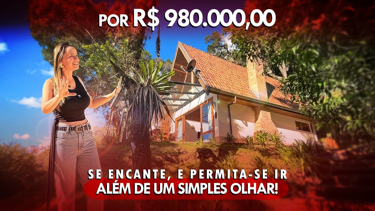 Vídeo do Imóvel: Casa com 3 dormitórios à venda, 102 m² por R$ 980.000 - Quebradas - Campos do Jordão/SP