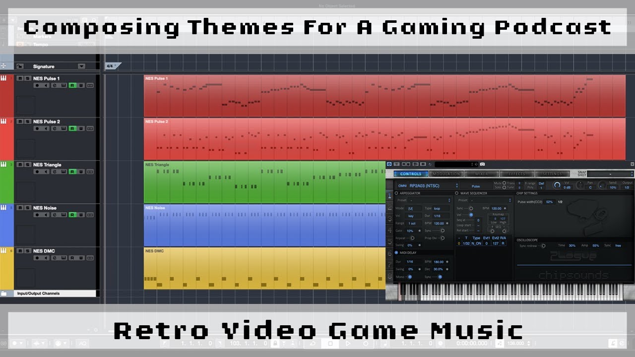 DRM1m7 | Gaming Podcast Themes | Retro Chiptunes