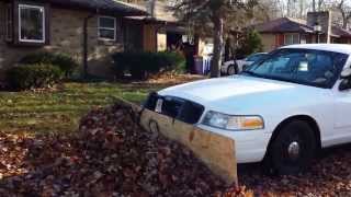 Redneck leaf plow