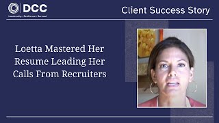 David Couper Career Coach Client Testimonial: Loetta