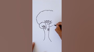 How to Draw a Tree easy Tutorial #Shorts