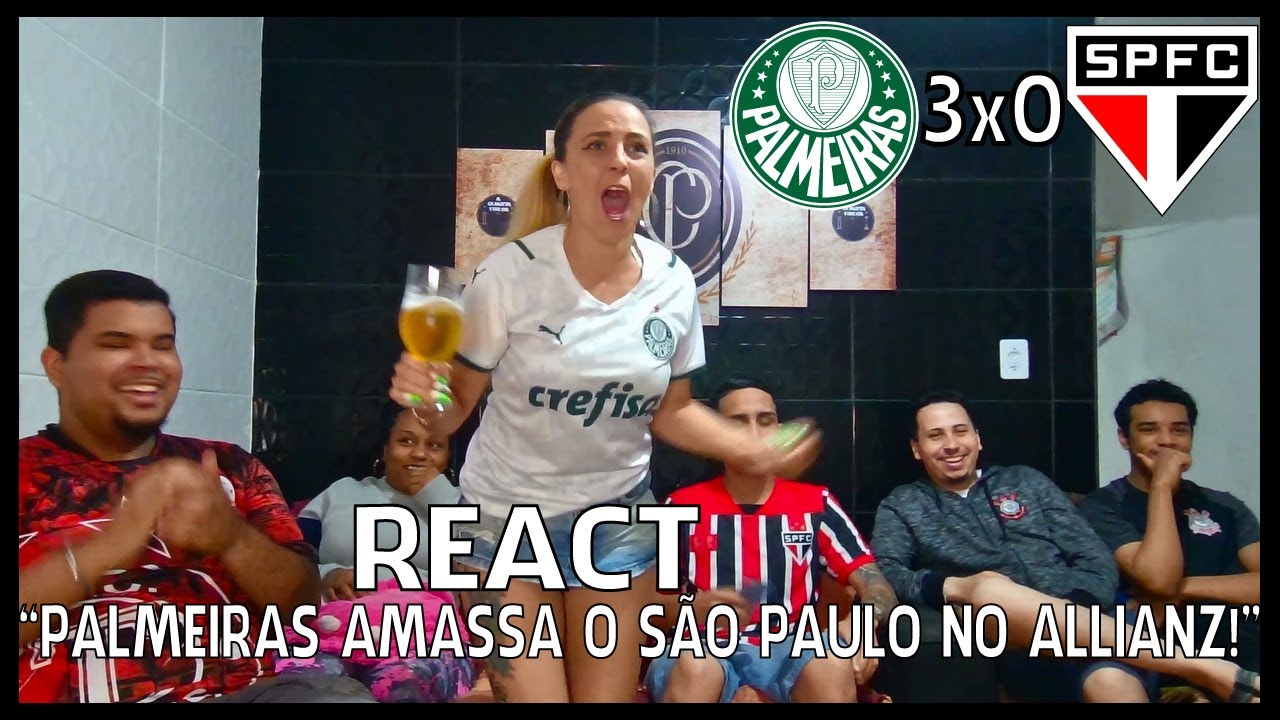 REACT PALMEIRAS 3X0 SÃO PAULO | QUARTAS DE FINAL LIBERTADORES 2021 ...