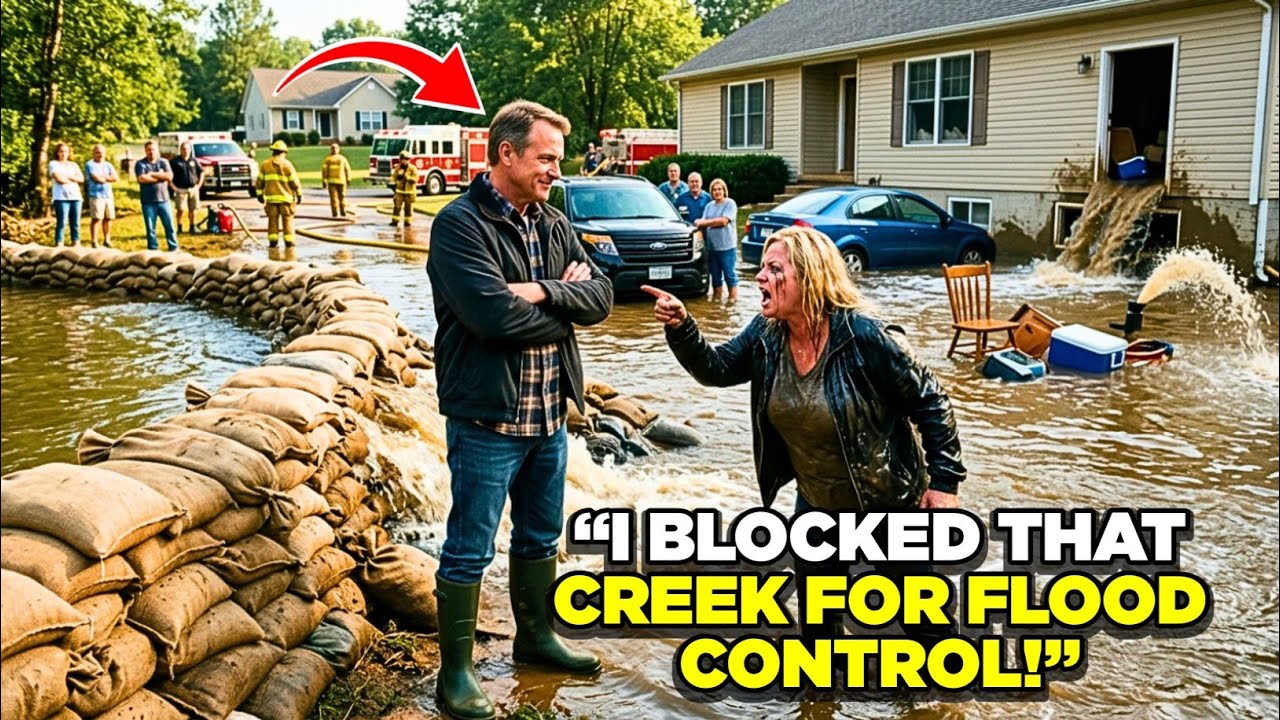 HOA President Blocked My Creek With Sandbags 48 Hours Later the Flooding Destroyed Her Own Basement