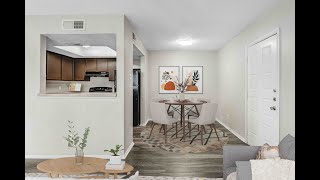 Bridgeport Apartment Homes A1 Floor Plan - 606 Sq  Ft