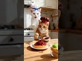 Duo Kucing Tertawa Membuat Dorayaki#DuoKucing#KucingLucu#Dorayaki#FunnyCats