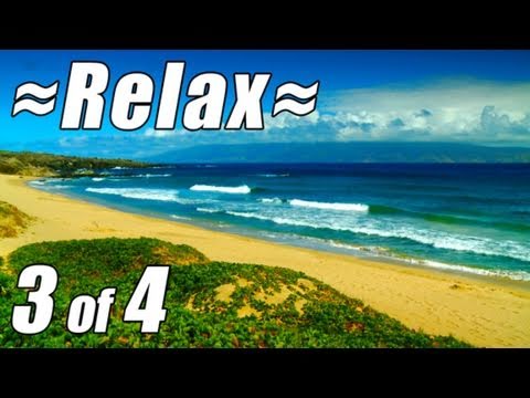 RELAXATION VIDEO #3 HD MAUI Best Beaches most relaxing Wave sounds Ocean videos relax travel 1080p