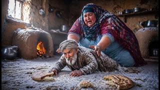 Life In Rural Afghanistan A Couple Surviving Winter With Only Fire, Bread, And Tea