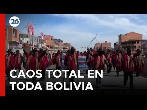 🚨 CRISIS EN BOLIVIA | Miles de manifestantes cercan La Paz y exigen la renuncia de Rodrigo Paz