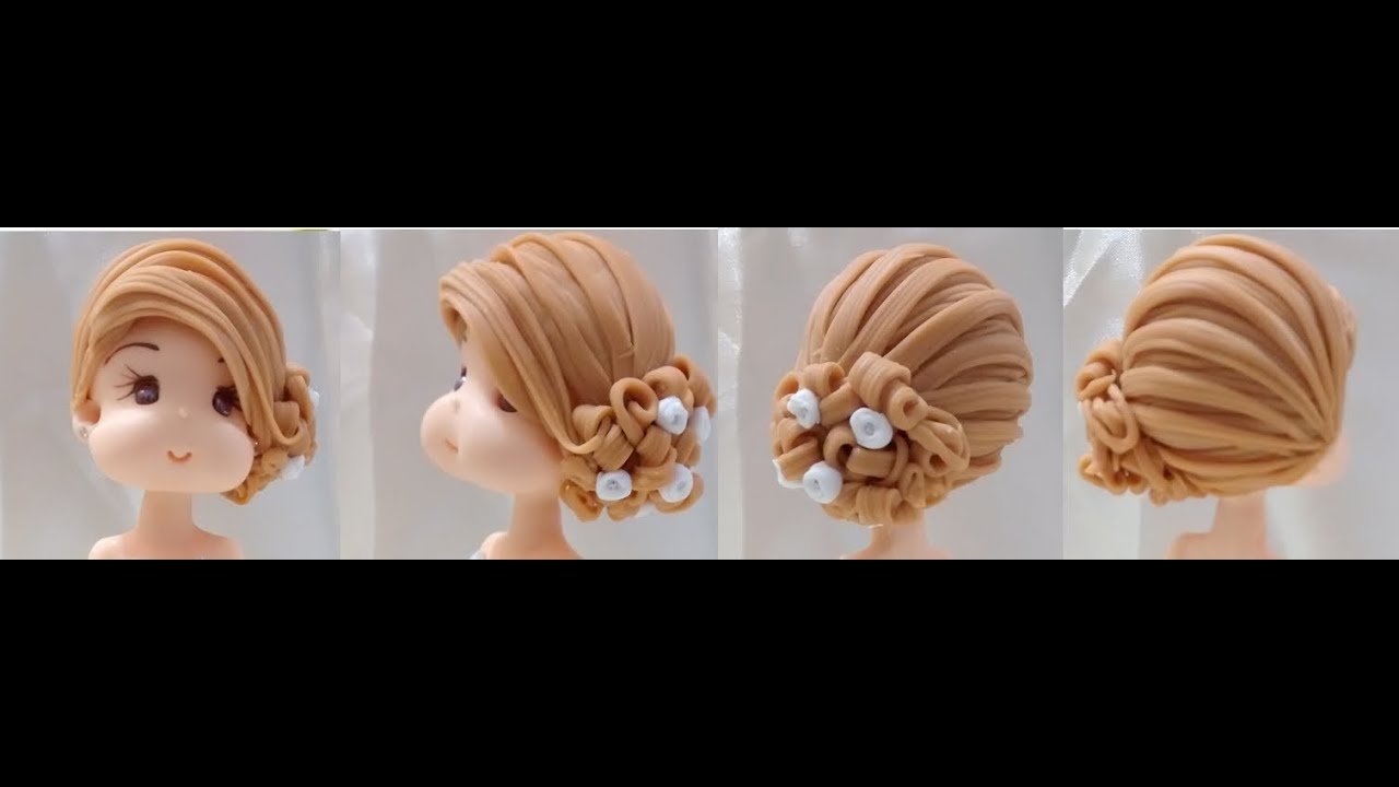 PAP 1º PENTEADO COQUE DE LADO DA NOIVA GRAVIDA//CIDA RIBEIRO