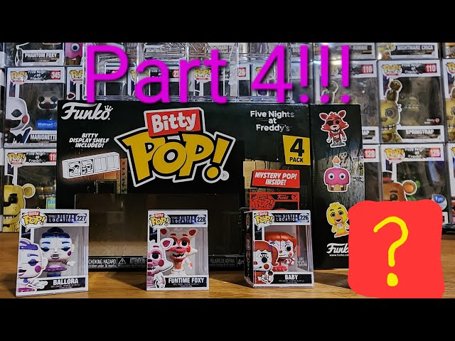 Funko Bitty Pop! Five Nights at Freddy's 4-pack- Ballora, Funtime