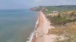 West Bay  to Lime Rages the Jurassic coast. DJI Mini 4 Pro