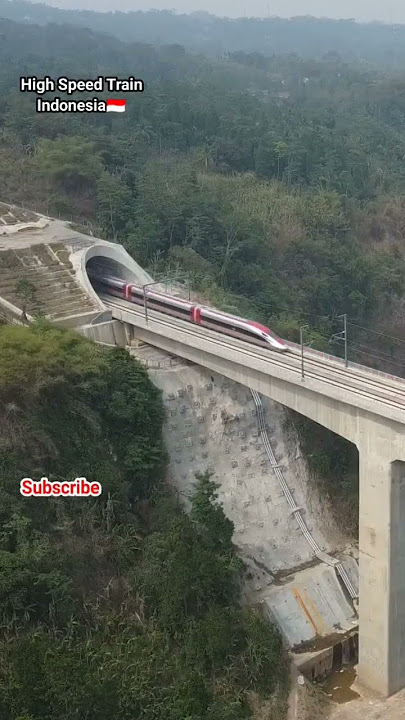 Terowongan Tertinggi & Terpanjang Jalur Kereta Cepat | The Longest Tunnel of High Speed Train