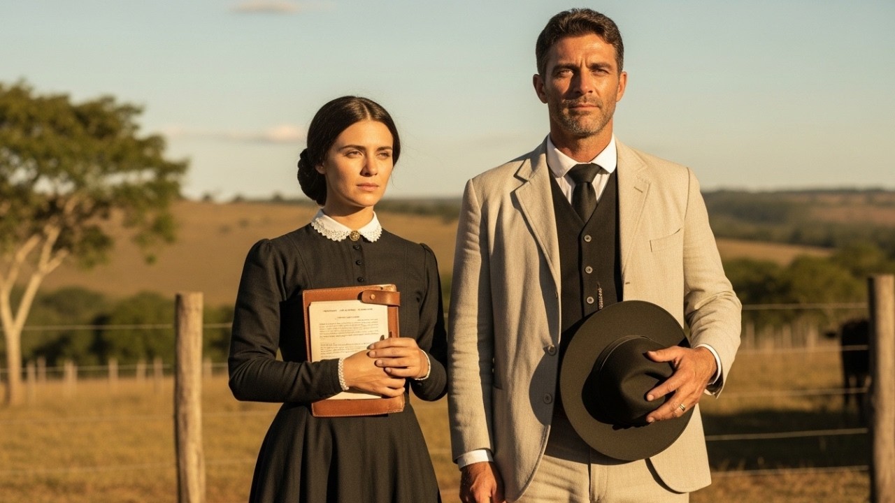 CHAMADA DE DESONESTA... A PROFESSORA QUASE DESISTIU, ATÉ O VIÚVO FAZENDEIRO TOMAR SEU LADO