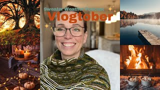 Vlogtober Day 11:  Stephen West Cable Trellis Shawl