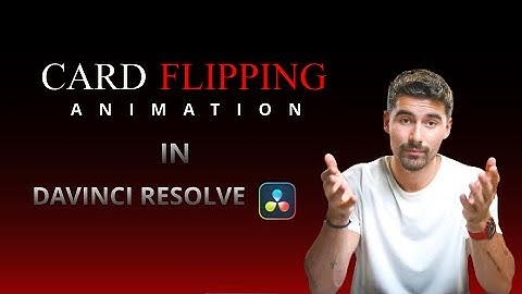 Card Flip Animation in DaVinci Resolve – Easy Tutorial!
