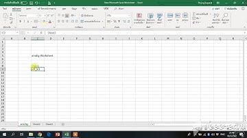 5 minute Trip การสร้างสารบัญ Sheet ด้วย Hyperlink ของ Excel