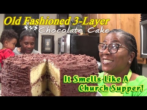 Old Fashioned Chocolate 3-Layer Cake | It Smells Like a Church Supper Collaboration | Women of Faith