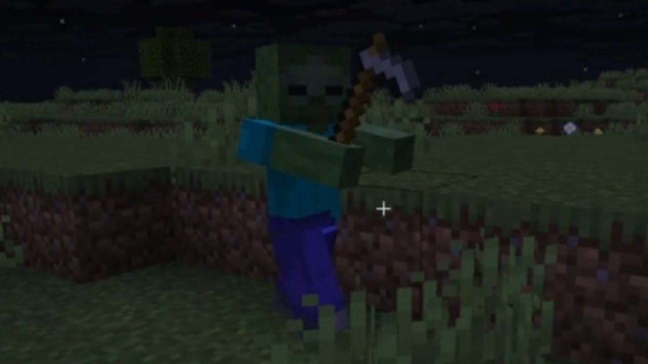 How to Summon a Zombie Holding a Stone Hoe in Minecraft Java Edition ...