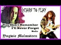 You Don't Remember I'll Never Forget- solo lesson with tabs (Yngwie Malmsteen)