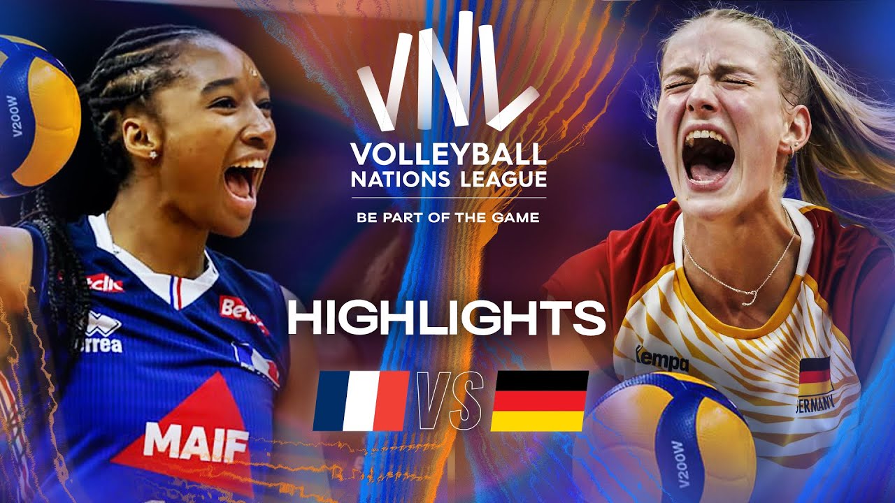France 🇫🇷 vs. Germany 🇩🇪 - Highlights | Week 2 | Women's VNL 2025