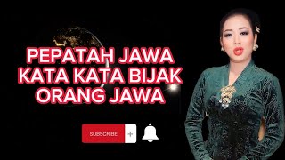 15 Pepatah Jawa kata kata bijak orang Jawa yang harus dipahami #viral #quotes #indonesia