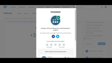 Analysis of Survey Responses with Sentiment Insights | Trailhead Salesforce