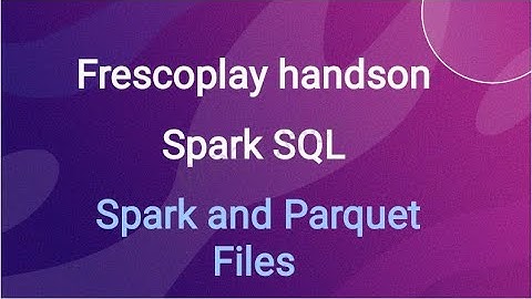| Spark SQL | Parquet Files | Frescoplay HandsOn | Hackerank |
